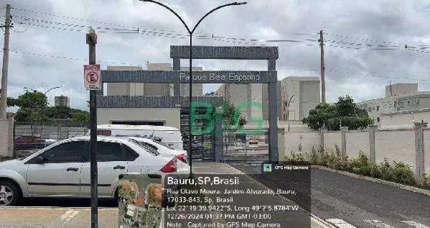 Apartamento com 2 dormitórios à venda, 41 m² por R$ 97.422,55 - Jardim Alvorada - Bauru/SP