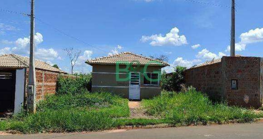 Casa com 2 dormitórios à venda, 42 m² por R$ 96.997 - Aurora 1 - Bady Bassitt/SP