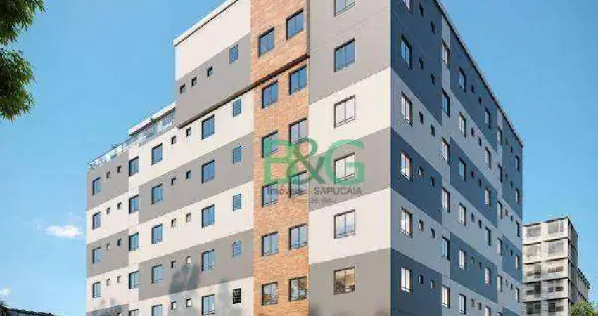 Studio com 1 dormitório à venda, 39 m² por r$ 368.882,50 - centro - são bernardo do campo/sp