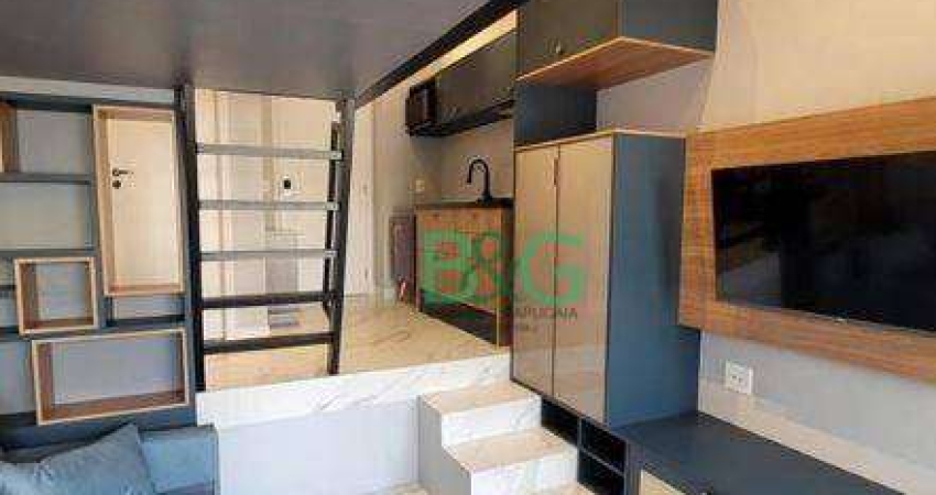 Studio com 1 dormitório para alugar, 24 m² por R$ 4.300,00/mês - Jardim das Acácias - São Paulo/SP