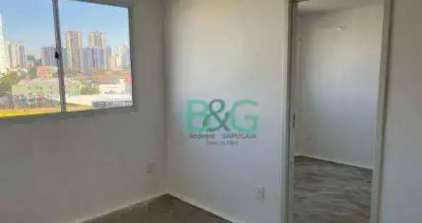 Apartamento com 2 dormitórios à venda, 35 m² por R$ 270.000 - Ipiranga - São Paulo/SP