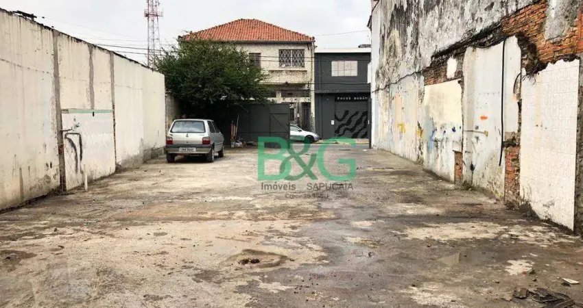 Terreno, 270 m² - venda por R$ 1.200.000 ou aluguel por R$ 4.754/mês - Vila Lúcia - São Paulo/SP