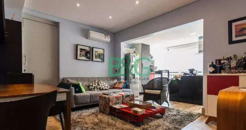 Apartamento com 1 dormitório à venda, 51 m² por R$ 839.000 - Brooklin - São Paulo/SP