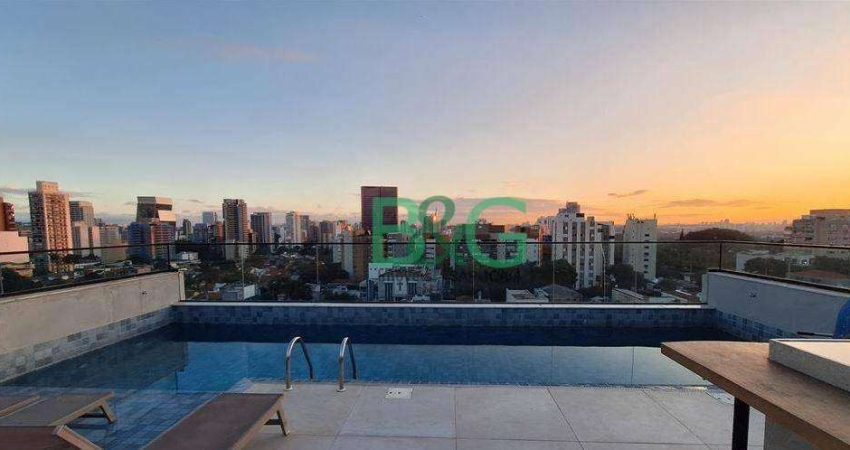 Studio com 1 dormitório, 28 m² - venda por R$ 487.000,00 ou aluguel por R$ 3.698,00/mês - Pinheiros - São Paulo/SP