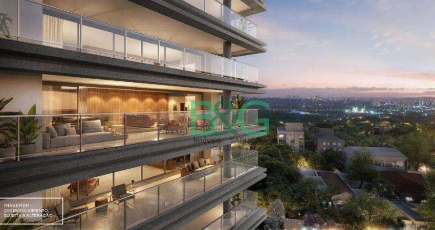 Apartamento com 4 dormitórios à venda, 327 m² por R$ 9.000.000,00 - Alto de Pinheiros - São Paulo/SP
