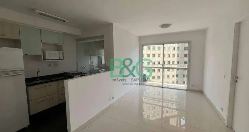 Apartamento com 1 dormitório para alugar, 45 m² por R$ 4.847/mês - Moema - São Paulo/SP