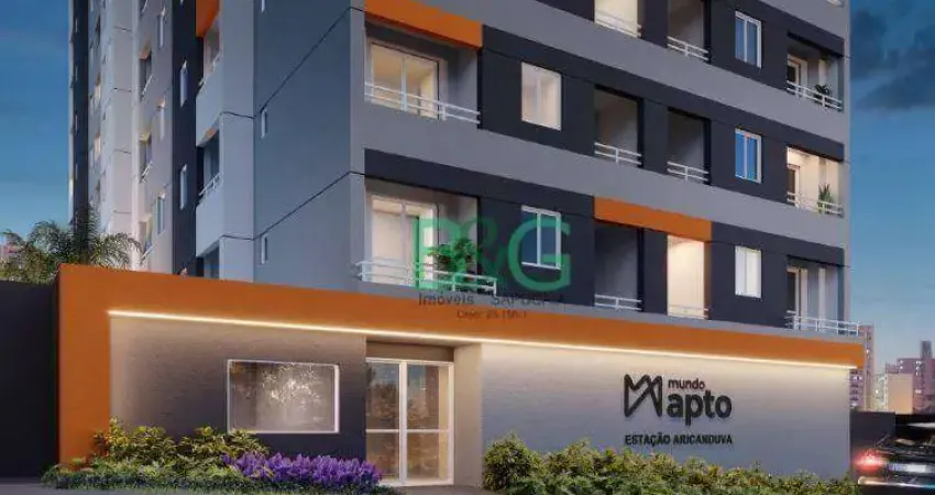 Apartamento com 2 dormitórios à venda, 33 m² por R$ 300.771,90 - Vila Aricanduva - São Paulo/SP