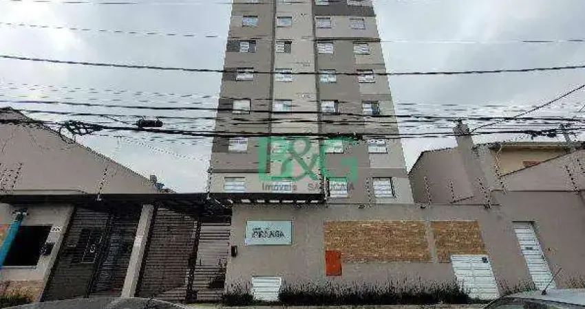 Apartamento com 2 dormitórios à venda, 39 m² por R$ 220.791 - Ipiranga - São Paulo/SP
