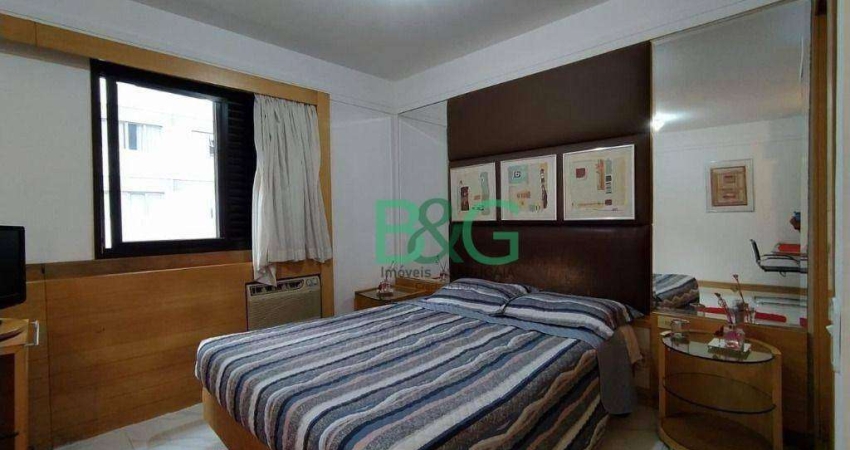 Flat com 1 dormitório para alugar, 45 m² por R$ 3.300,00/mês - Consolação - São Paulo/SP