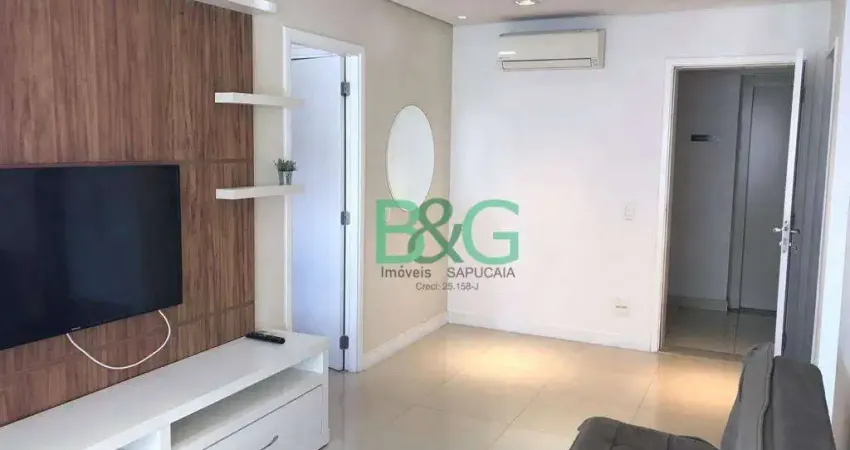 Apartamento com 1 dormitório para alugar, 50 m² por R$ 5.200,00/mês - Vila Cordeiro - São Paulo/SP