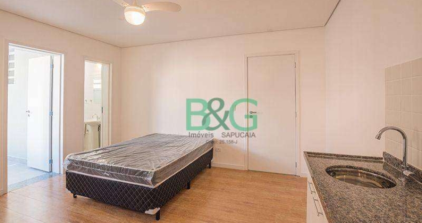 Studio com 1 dormitório para alugar, 13 m² por R$ 1.625,31/mês - Aclimação - São Paulo/SP