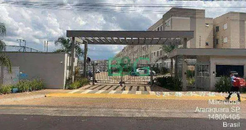 Apartamento com 2 dormitórios à venda, 43 m² por R$ 99.563,59 - Campos Ville - Araraquara/SP