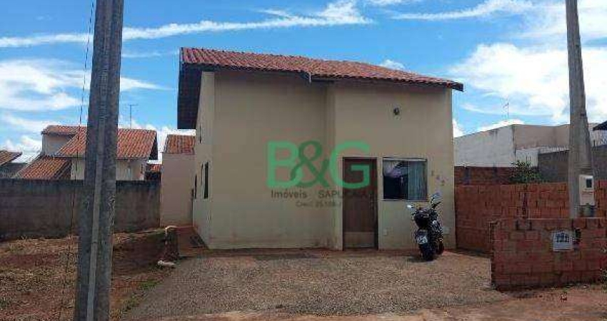 Casa com 2 dormitórios à venda, 56 m² por R$ 116.339 - Jardim Nova Barretos II - Barretos/SP