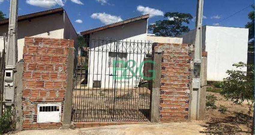 Casa com 1 dormitório à venda, 33 m² por R$ 109.293 - Parque Real - Bauru/SP