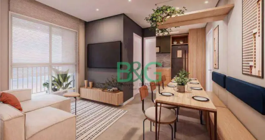 Apartamento com 2 dormitórios à venda, 35 m² por R$ 310.000 - Ipiranga - São Paulo/SP