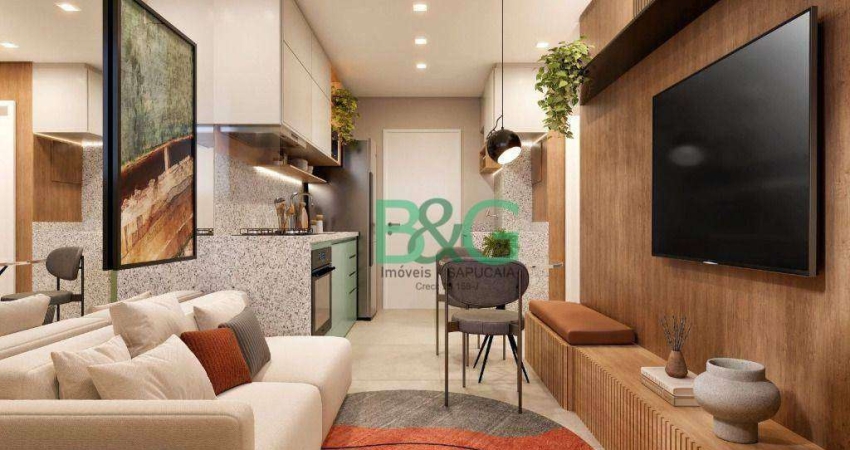 Apartamento com 2 dormitórios à venda, 32 m² por R$ 270.000 - Jardim Caravelas - São Paulo/SP