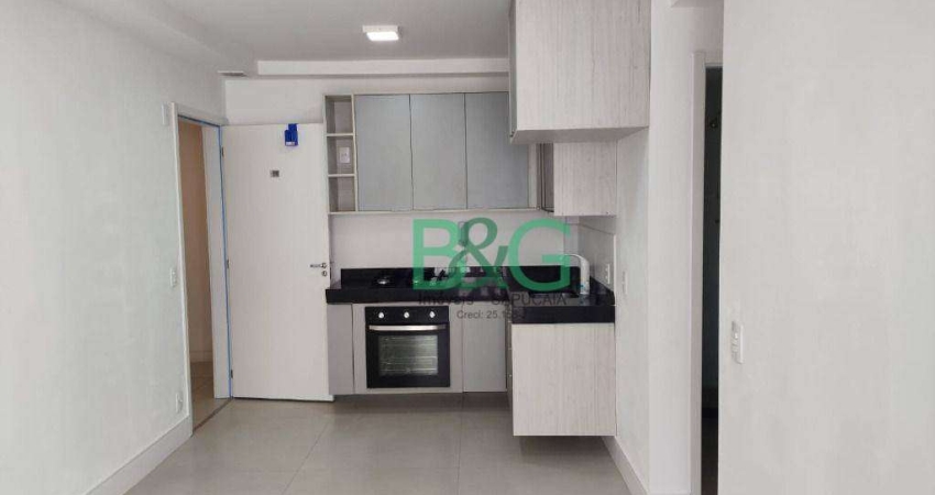 Apartamento com 2 dormitórios para alugar, 47 m² por R$ 4.377,65/mês - Pompeia - São Paulo/SP