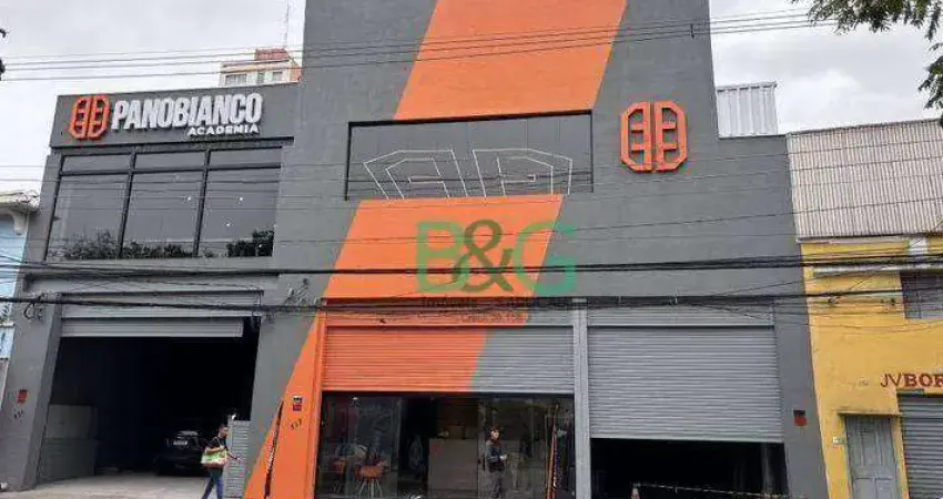 Galpão, 2100 m² - venda por R$ 10.400.000 ou aluguel por R$ 37.696/mês - Cambuci - São Paulo/SP