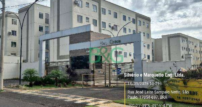 Apartamento com 2 dormitórios à venda, 45 m² por R$ 147.532,25 - Residencial Parque Granja Cecília B - Bauru/SP