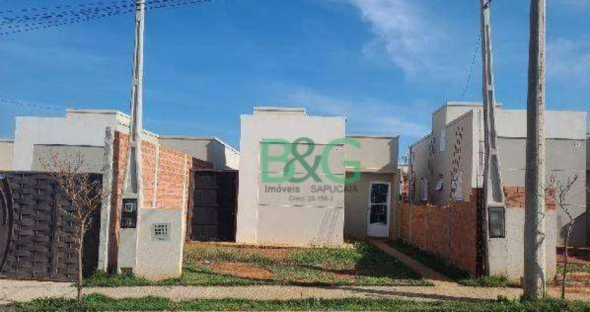Casa com 2 dormitórios à venda, 45 m² por R$ 154.416 - Florida - Leme/SP