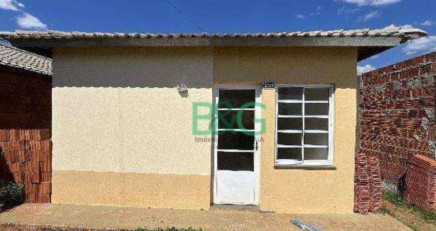Casa com 2 dormitórios à venda, 45 m² por R$ 111.600 - Padre Nobrega - Marília/SP