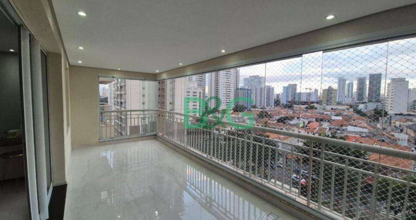 Apartamento com 3 dormitórios para alugar, 126 m² por R$ 10.108/mês - Belenzinho - São Paulo/SP