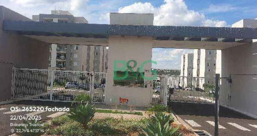 Apartamento com 3 dormitórios à venda, 100 m² por R$ 361.694 - Balneario Tropical - Paulínia/SP