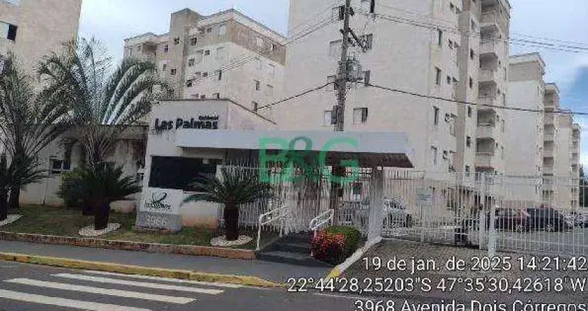 Apartamento com 2 dormitórios à venda, 55 m² por R$ 147.442 - Dois Córregos - Piracicaba/SP