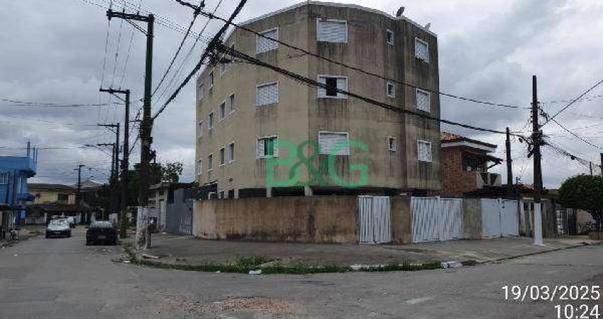 Apartamento com 1 dormitório à venda, 36 m² por R$ 148.687 - Parque Continental - São Vicente/SP