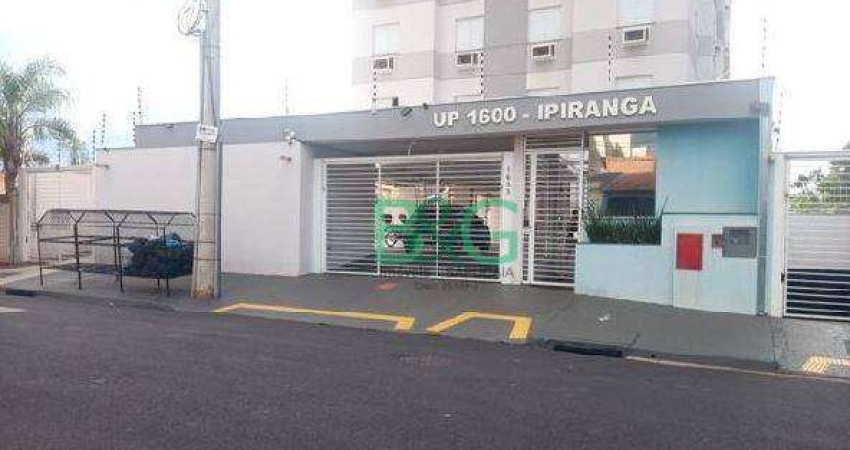 Apartamento com 2 dormitórios à venda, 48 m² por R$ 129.000 - Ipiranga - Ribeirão Preto/SP
