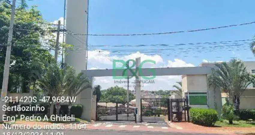 Apartamento com 2 dormitórios à venda, 39 m² por R$ 106.181 - Jardim Veneto II - Sertãozinho/SP