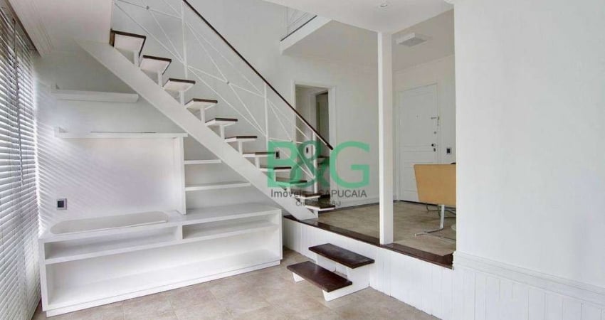 Apartamento Duplex com 1 dormitório para alugar, 70 m² por R$ 6.996,00/mês - Cerqueira César - São Paulo/SP
