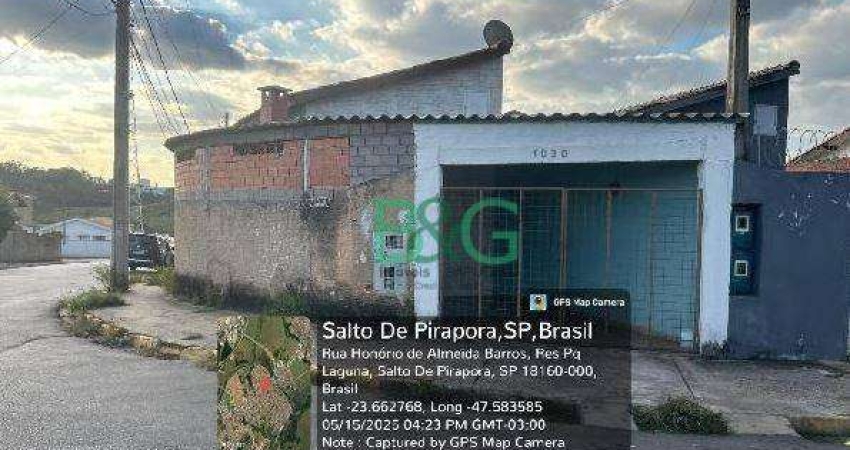 Casa com 2 dormitórios à venda, 68 m² por R$ 157.933 - Terras de São João - Salto de Pirapora/SP