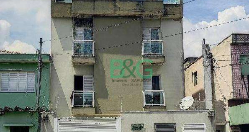 Casa com 2 dormitórios à venda, 49 m² por R$ 277.605 - Parque Oratório - Santo André/SP