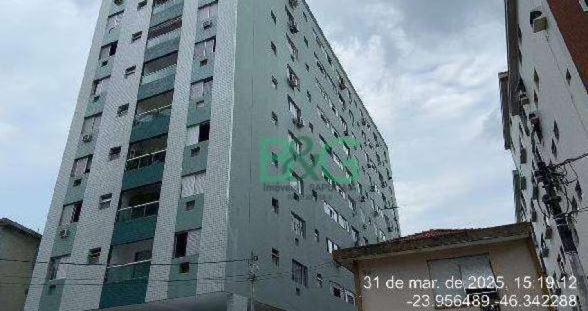 Apartamento com 1 dormitório à venda, 57 m² por R$ 243.189 - Campo Grande - Santos/SP