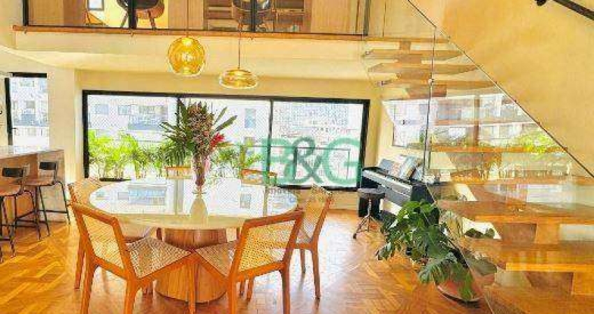 Apartamento Duplex com 4 dormitórios à venda, 340 m² por R$ 5.499.000,00 - Pinheiros - São Paulo/SP