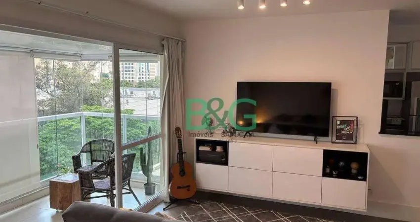 Apartamento com 1 dormitório para alugar, 50 m² por R$ 5.585/mês - Vila Gertrudes - São Paulo/SP