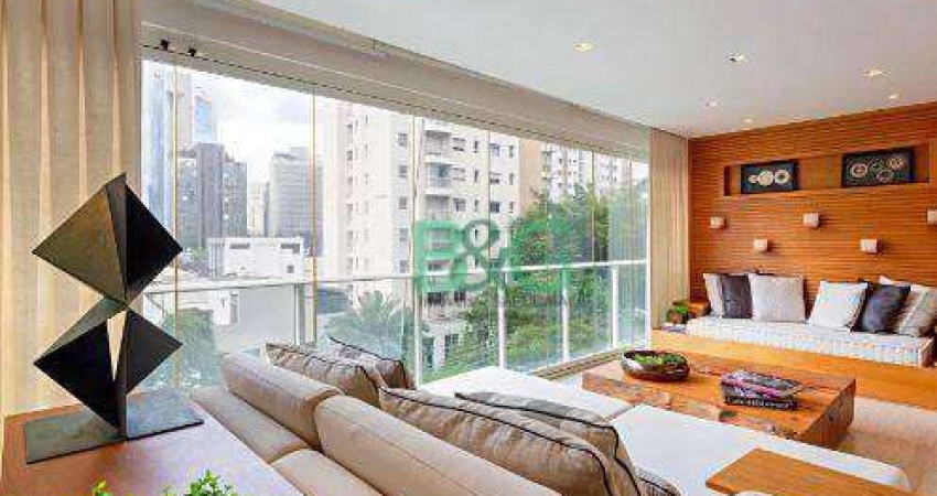 Apartamento com 1 dormitório à venda, 123 m² por R$ 3.300.000 - Itaim Bibi - São Paulo/SP