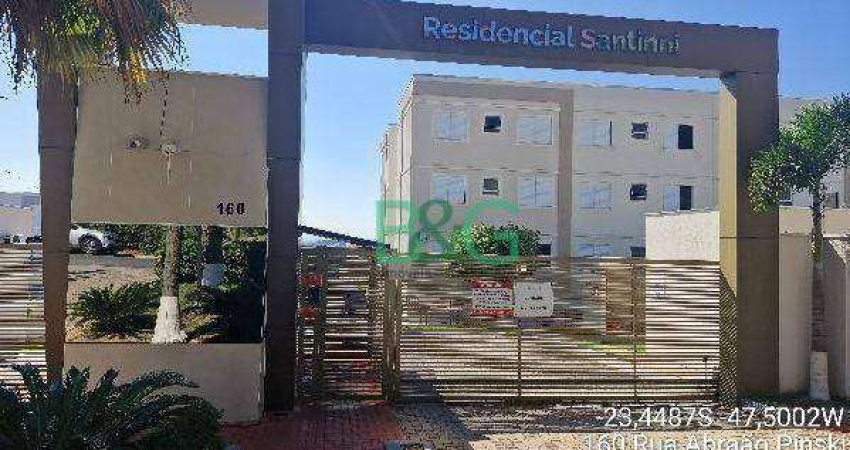 Apartamento com 2 dormitórios à venda, 40 m² por R$ 146.907 - Caguaçu - Sorocaba/SP