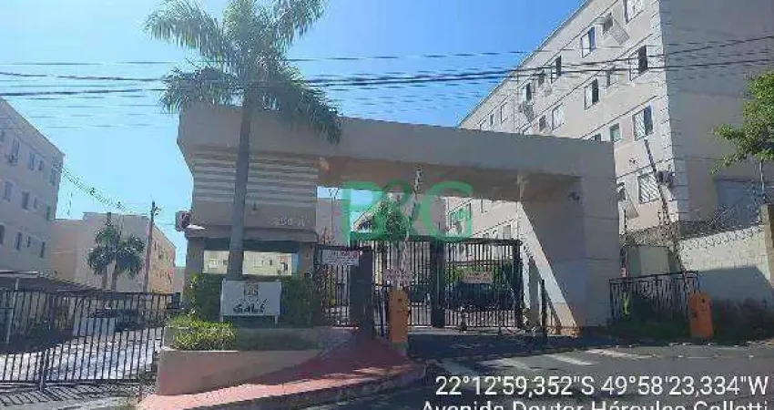 Apartamento à venda, 41 m² por R$ 128.786,53 - Jardim Califórnia - Marília/SP