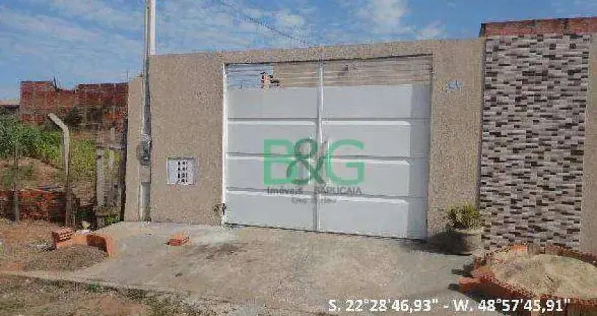 Casa com 2 dormitórios à venda, 60 m² por R$ 108.586 - Parque Pampulha - Agudos/SP