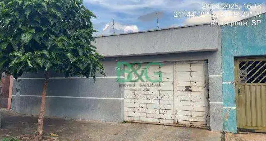 Casa com 3 dormitórios à venda, 148 m² por R$ 144.600 - Jardim Roberto Selmi Dei - Araraquara/SP