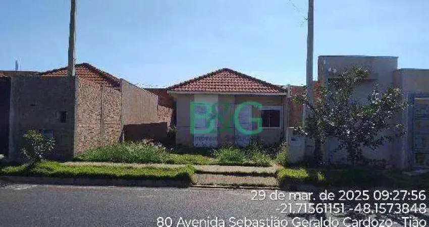 Casa com 2 dormitórios à venda, 43 m² por R$ 111.258 - Parque Residencial Jardim Ipanema - Araraquara/SP