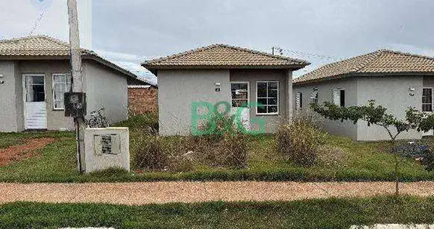 Casa com 2 dormitórios à venda, 43 m² por R$ 161.074 - Parque das Acácias - Assis/SP
