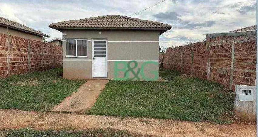 Casa com 2 dormitórios à venda, 42 m² por R$ 134.152 - Aurora 1 - Bady Bassitt/SP