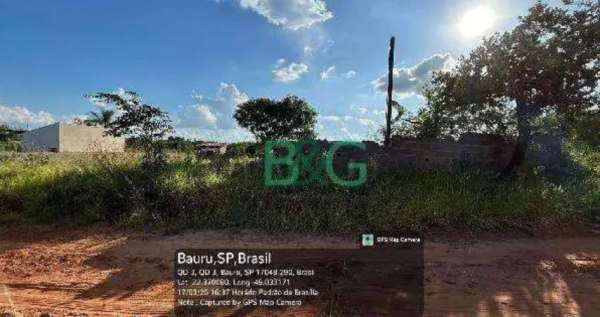 Terreno à venda, 162 m² por R$ 122.535 - Jardim Marabá - Bauru/SP