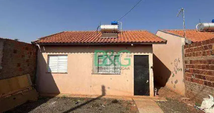 Casa com 2 dormitórios à venda, 43 m² por R$ 57.714,04 - Portal Do Parque III - Birigüi/SP