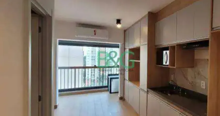 Apartamento com 1 dormitório à venda, 25 m² por R$ 520.000 - Brooklin Paulista - São Paulo/SP