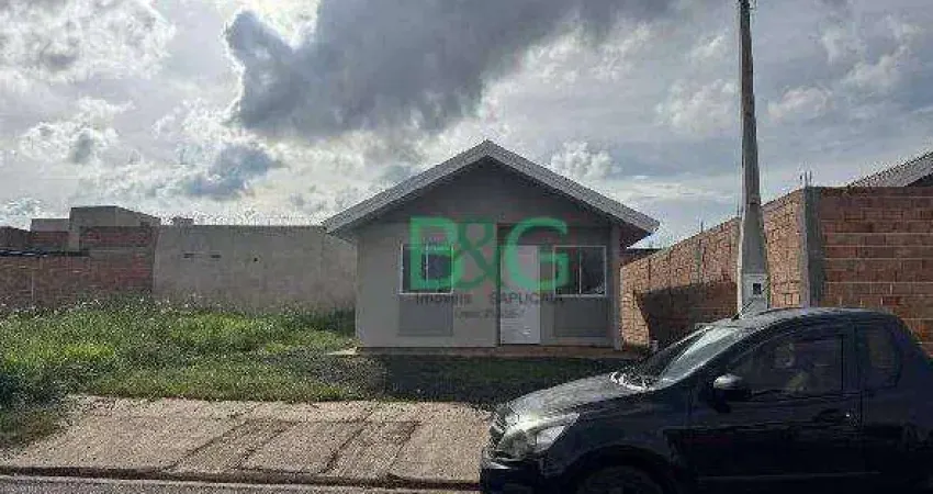 Casa com 2 dormitórios à venda, 45 m² por R$ 122.197 - Residencial Fortaleza - Brodowski/SP