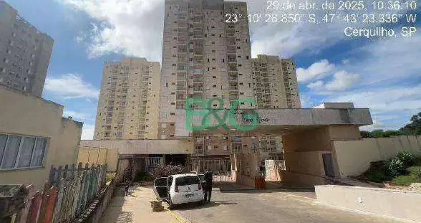 Apartamento com 2 dormitórios à venda, 49 m² por R$ 142.262 - Residencial Galo de Ouro - Cerquilho/SP